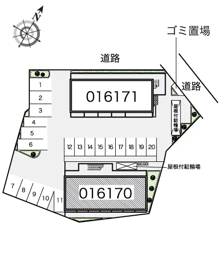 枚方市津田東町 月極駐車場